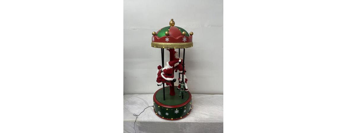60cm Moving Collapsible Carousel with Music