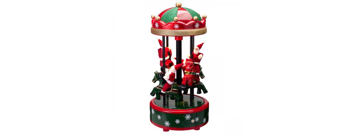 60cm Moving Collapsible Carousel with Music