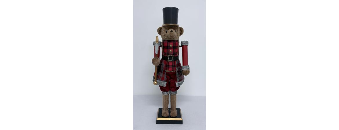 160cm Moving Collapsible Nutcracker Bear with Music