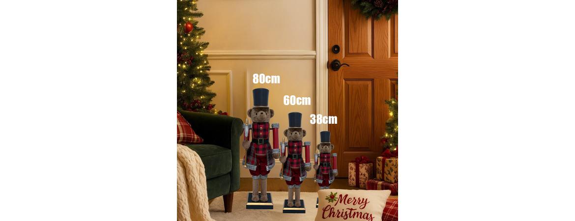 38cm Nutcracker Bear