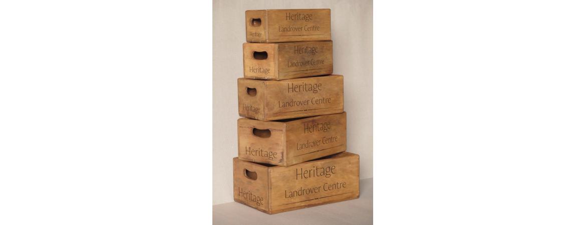 Set of 5 Shellfish Nesting Boxes -Heritage Land Rover