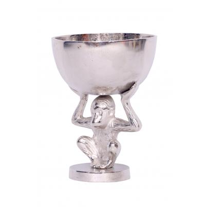 Monkey with Bowl on Head 20cm