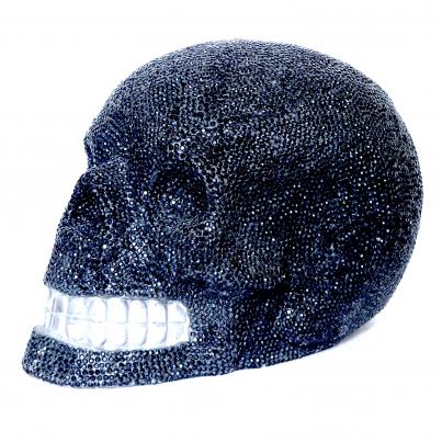 Giant Black Crystal Skull H30cm W50cm