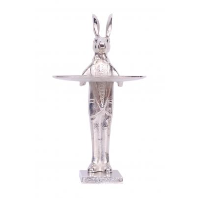 Rabbit with Plate 47.5cm