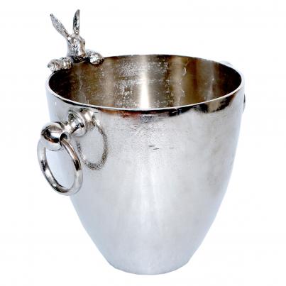 Ice Bucket with Rabbit Detail