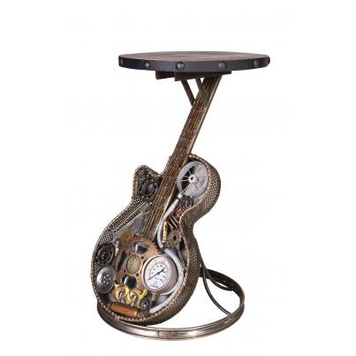 Wrought Iron Guitar Table