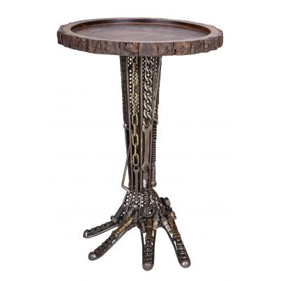Wrought Iron Hand Table