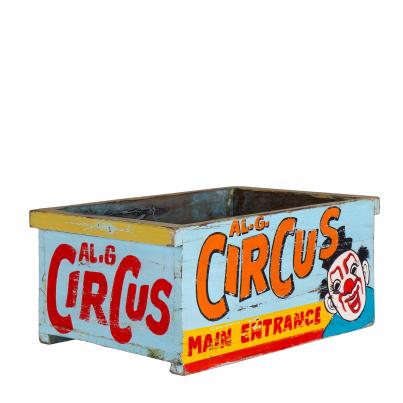 Hand Painted Wooden Circus Box