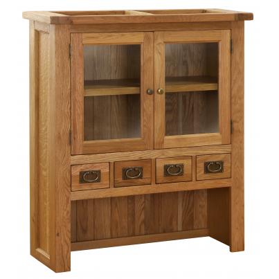 4 Drawer 2 Door Hutch
