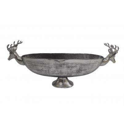 Bowl with Deer Handles H42cm