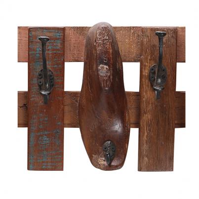 Coat Rack made from 1 Antique Shoe Mould