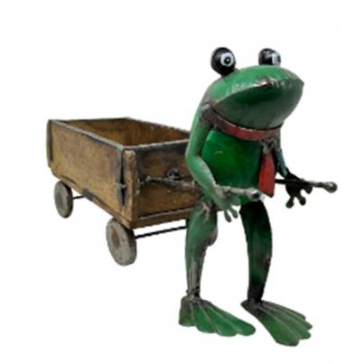 Frog with Wheelbarrow