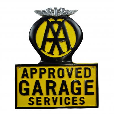 AA Approved Garage Wall Plaque (small)