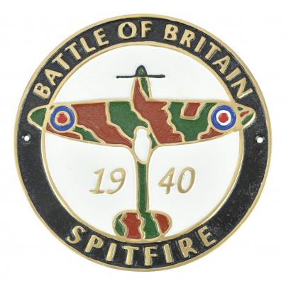 Battle of Britain Spitfire 1940 Plaque