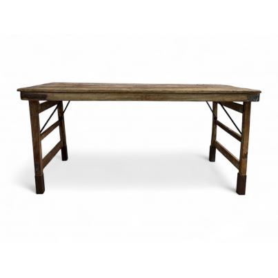 Antique Folding Display Table - W152 x D76 x H70cm