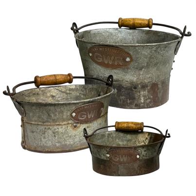 Set of 3 Iron GWR Baskets