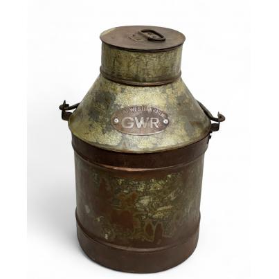 Assorted GWR Iron Milk Churn