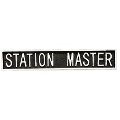 Station Master Plaque