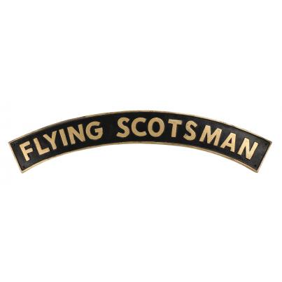 Flying Scotsman Curved Sign