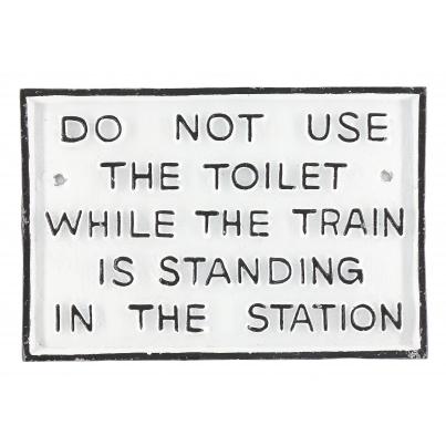 Do Not use Toilet Sign