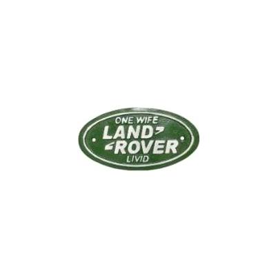 Land R One Wife Wall Plaque - Cast Iron