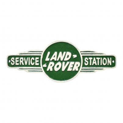 Land Rover Service Station Plaque - Cast Aluminium