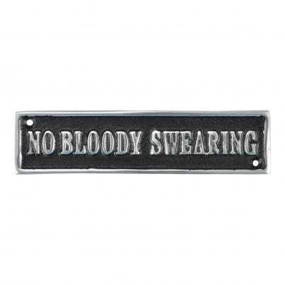 No Bloody - Cast Aluminium