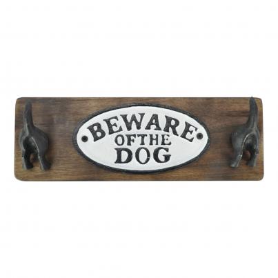 Beware of Dog Sign Wall Hook