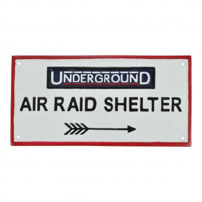 Underground Air Raid - Cast Aluminium