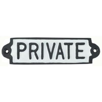 Private Sign