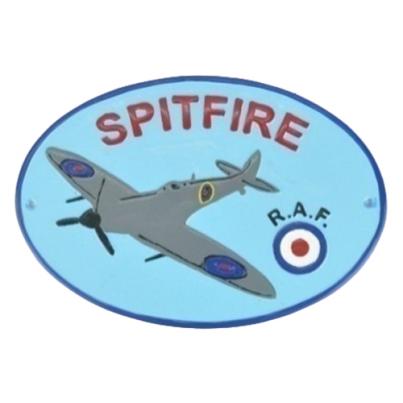 Spitfire Oval Plaque