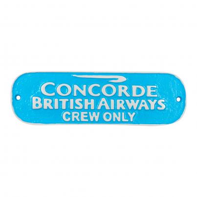 Small Concorde Crew Only - Aluminium