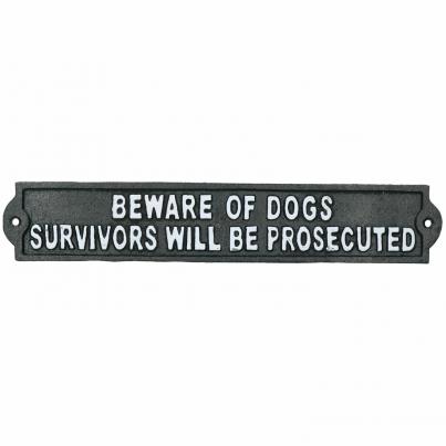 Beware of Dog - Cast Iron