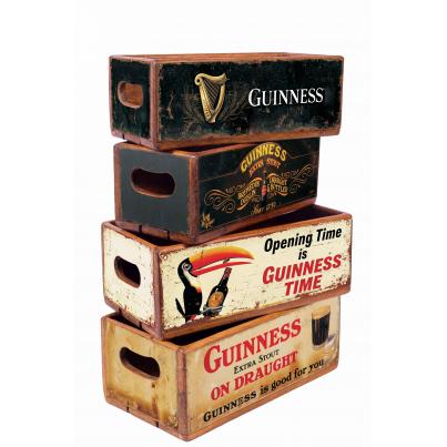 Set of 4 Rectangular Boxes - Guinness