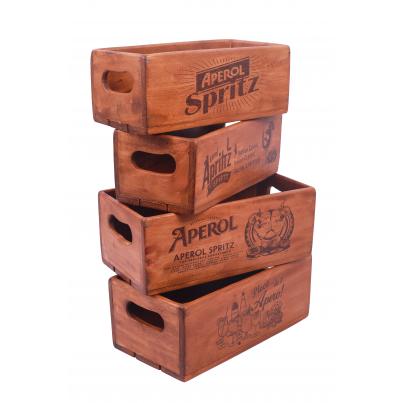 Set of 4 Rectangular Boxes - Place Del Aperol