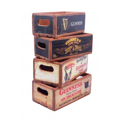 Set of 4 Rectangular Boxes - Guinness