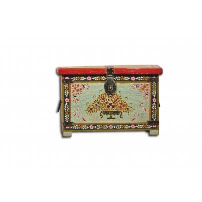 Hand Painted Lift Top Chest