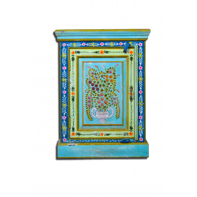 Hand Painted Bed Side Unit
