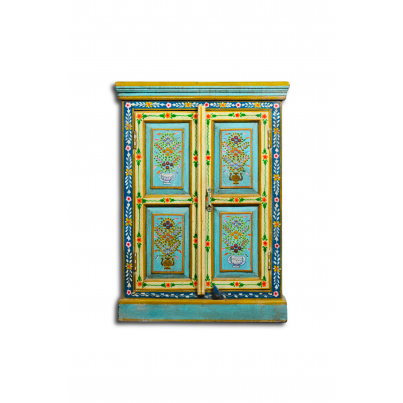Hand Painted 2 Door Cabinet