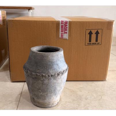 Pack of 4 Small Assorted Clay Pots