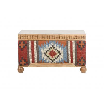 Storage Ottoman Red
