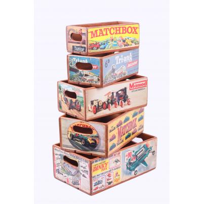 Set of 5 Shellfish Nesting Boxes - Vintage Toy