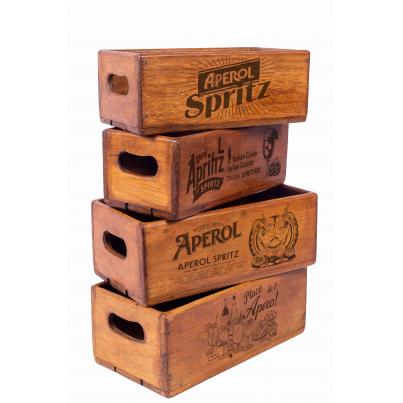 Set of 4 Rectangular Boxes - Place Del Aperol