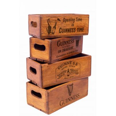 Set of 4 Rectangular Boxes - Guinness