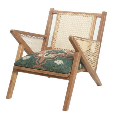 Rattan Chair - Green