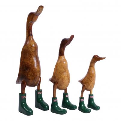 Set of 3 Ducks - Hunters Wellies