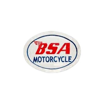 BSA Motor Cucle Wall Plaque OVAL