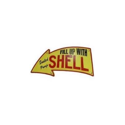 Shell Arrow Fill Up Sign