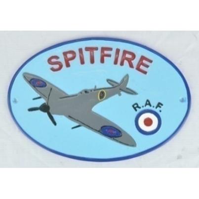 Spitfire Oval Plaque
