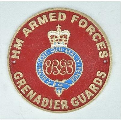 HM Armed Grenadier Plaque